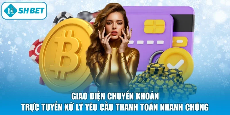 Giao diện chuyển khoản trực tuyến xử lý yêu cầu thanh toán nhanh chóng