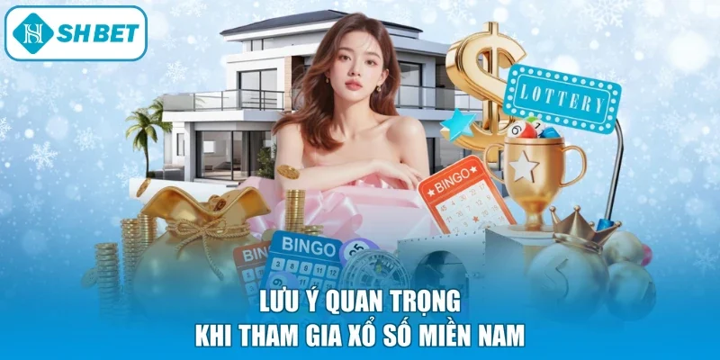 Lưu ý quan trọng khi tham gia xổ số miền Nam