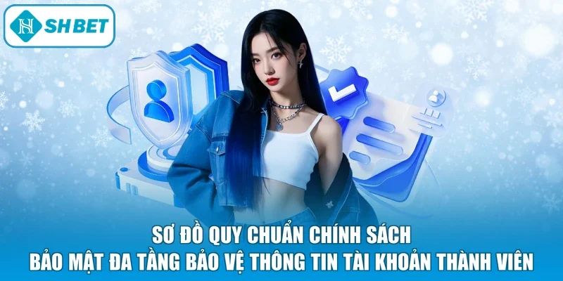Sơ đồ quy chuẩn chính sách bảo mật đa tầng bảo vệ thông tin tài khoản thành viên
